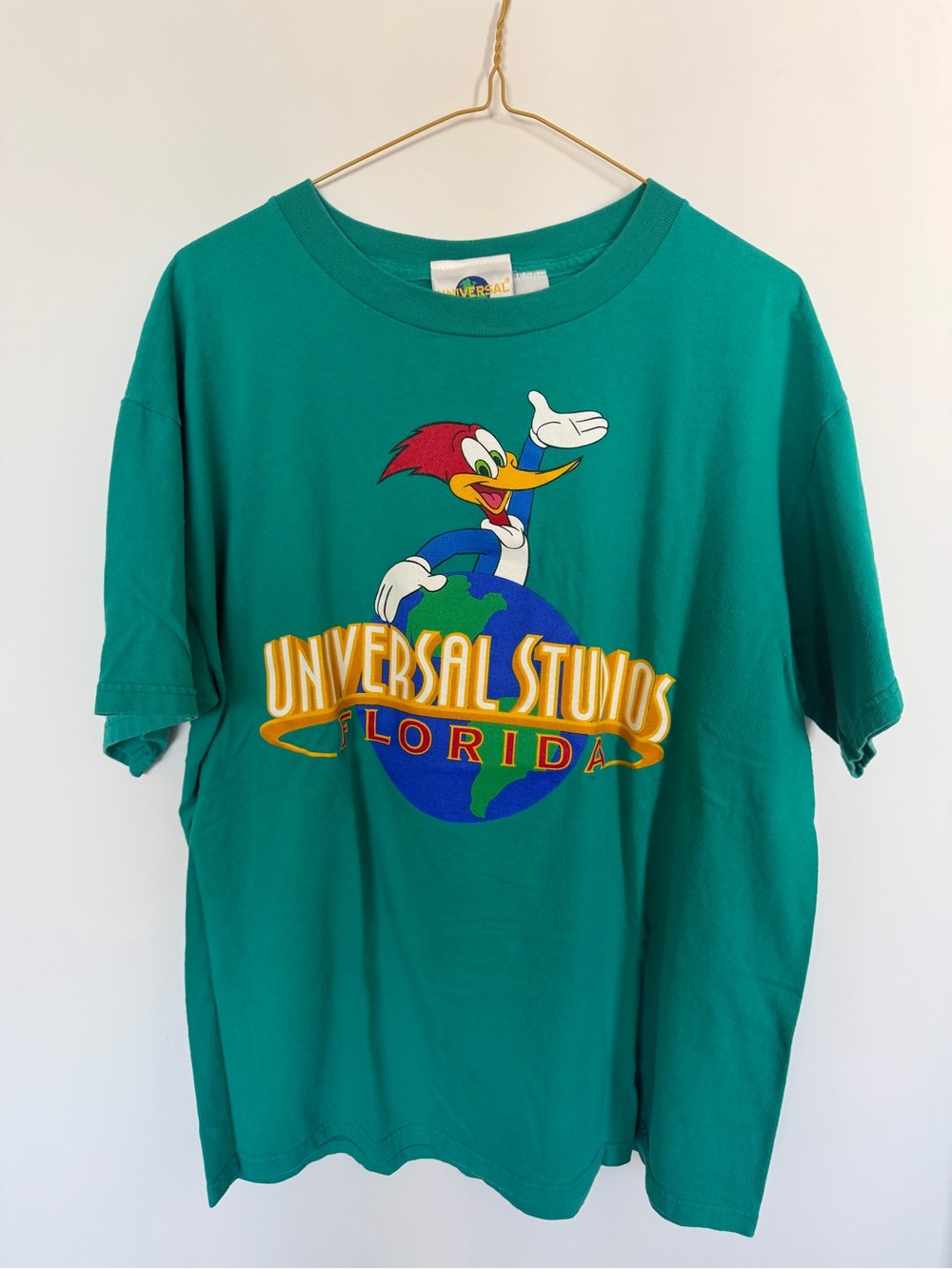 Woody The Woodpecker Vintage Universal Studios Florida Shirt L CLEAN